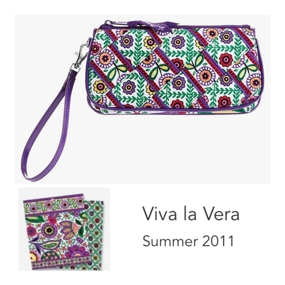 VERA Bradley Vera Criss Cross Wristlet - Viva La Vera